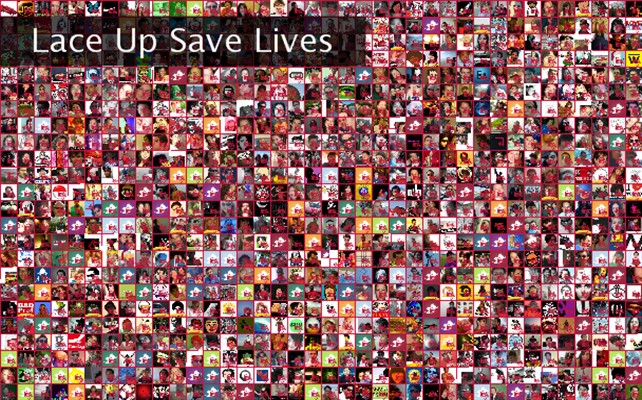Lace Up Save Lives Twibute 1000