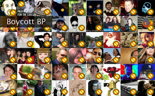 Boycott BP Twibute 100