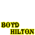 Boyd Hitlon #BHT