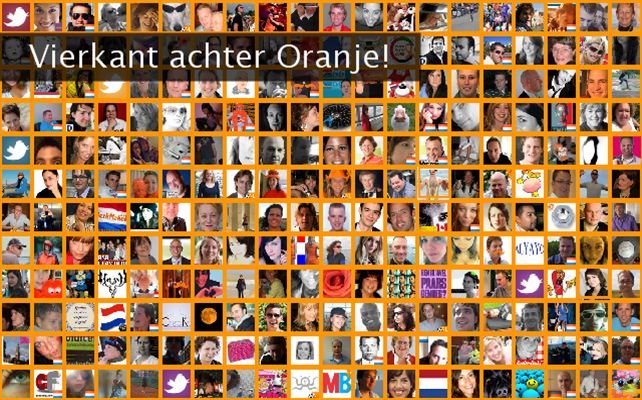 Vierkant achter Oranje! Twibute 250