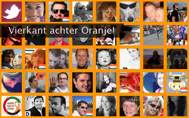 Vierkant achter Oranje! Twibute 50