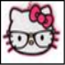 Nerdy Hello Kitty