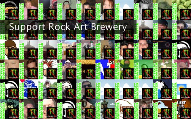 Support Rock Art Brewery Twibute 100