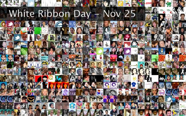 White Ribbon Day - Nov 25 Twibute 500
