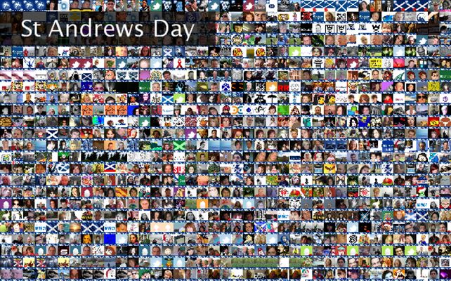 St Andrews Day Twibute 1000