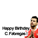 #HappyBdayFabregas