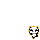 パンダの珍さんのアイコンバッジその1を付けてみたよ^^