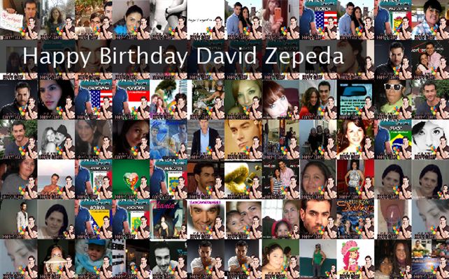 Happy Birthday David Zepeda - Resources - Happy Birthday David Zepeda