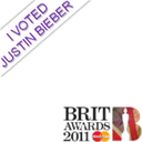 I've Voted JB for BRITs