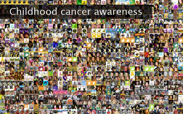 Childhood cancer awareness Twibute 1000