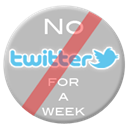 #OneWeekNoTweet