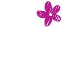 Childhood cancer flower