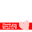Thank you from JAPAN