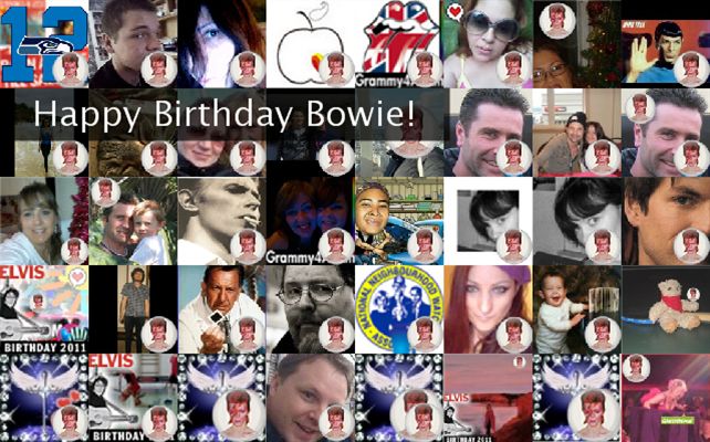 Happy Birthday Bowie! - Resources - Happy Birthday Bowie! Twibute 50