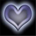 Glowing Purple Heart