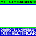 Yo te apoyo Presidente!