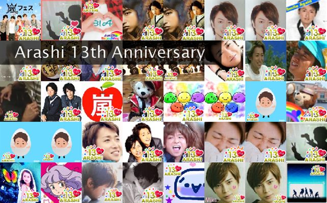 Arashi 13th Anniversary  Twibute 50