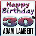 Adam Lambert 30th BD 1/29