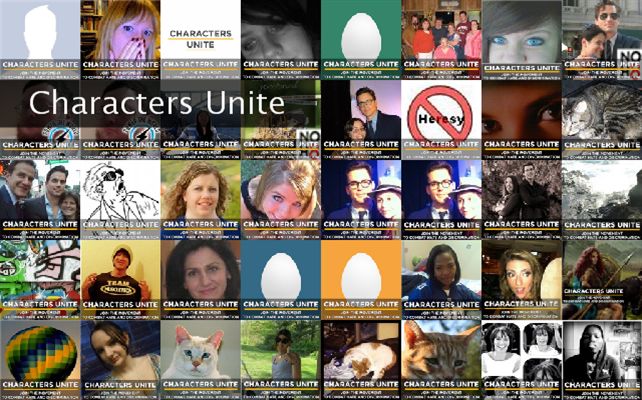 Characters Unite Twibute 50
