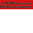 Contre la hausse des frais!