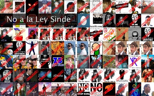 No a la Ley Sinde Twibute 100
