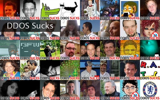 DDOS Sucks Twibute 50
