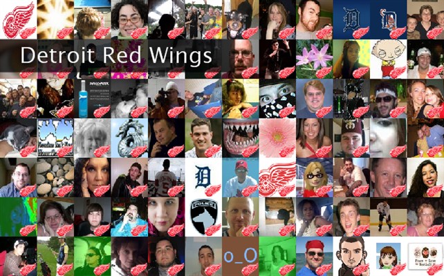Detroit Red Wings Twibute 100