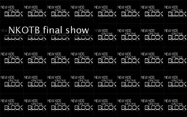 NKOTB final show Twibute 100