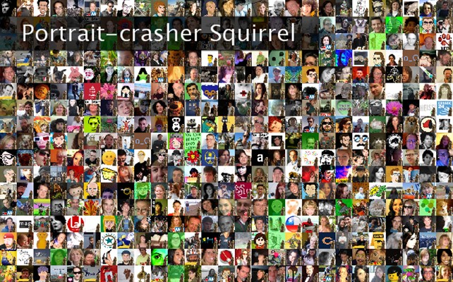Portrait-crasher Squirrel Twibute 500