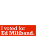 I voted for Ed Miliband