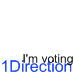 Vote 1Direction
