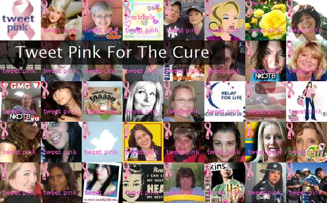 Tweet Pink For The Cure Twibute 50