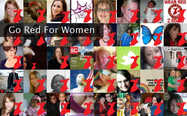 Go Red For Women Twibute 50