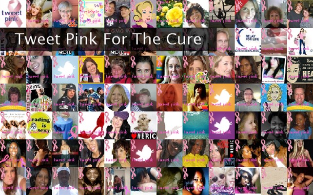 Tweet Pink For The Cure Twibute 100