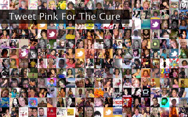 Tweet Pink For The Cure Twibute 250