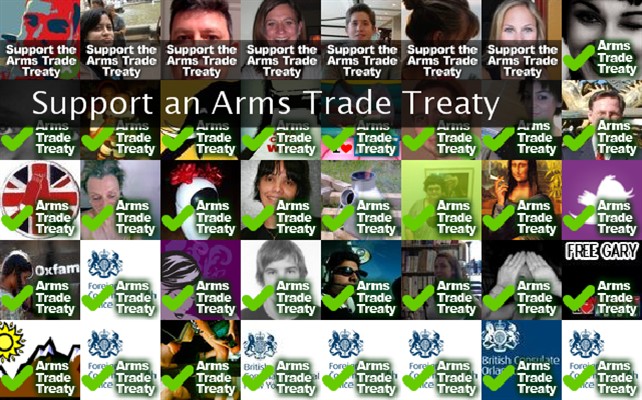 Support an Arms Trade Treaty Twibute 50