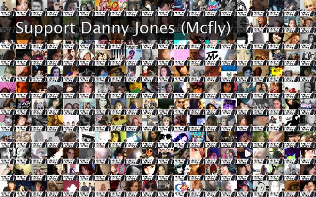 Support Danny Jones (Mcfly) Twibute 250