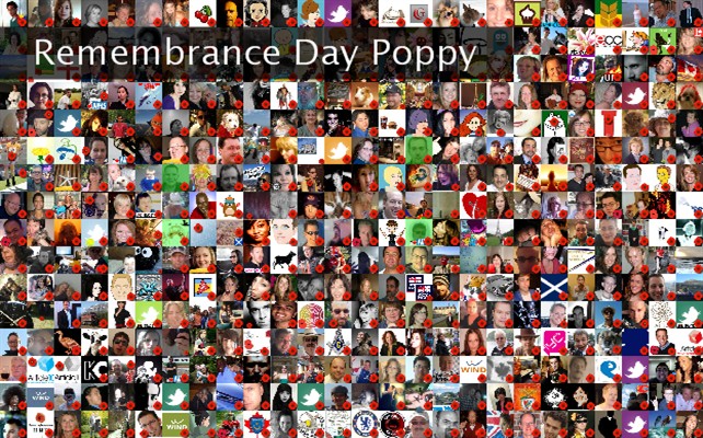 Remembrance Day Poppy Twibute 500