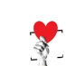 Red heart Cartons