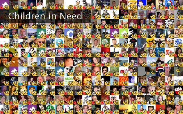 Children in Need Twibute 250