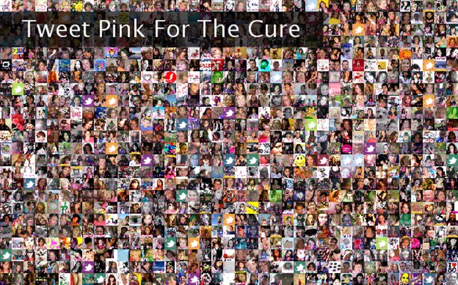 Tweet Pink For The Cure Twibute 1000