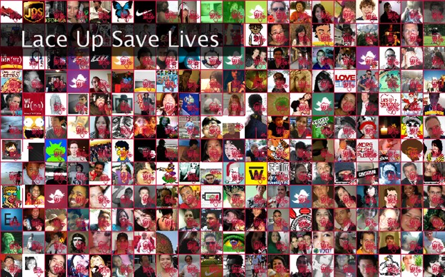 Lace Up Save Lives Twibute 250