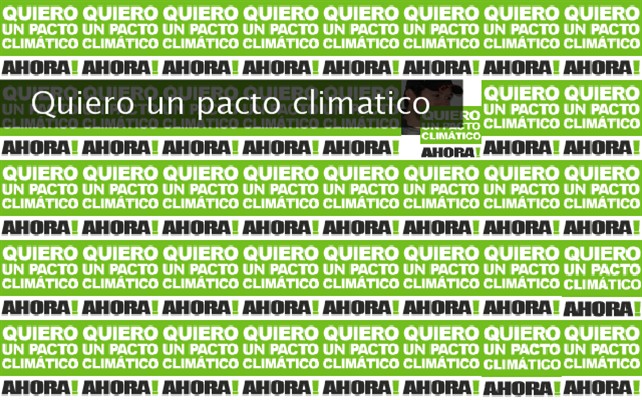 Quiero un pacto climatico Twibute 100