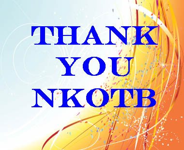 Thanks NKOTB