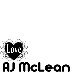 i love AJ McLean
