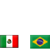 Brasil e Mexico