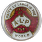 old ALP badge