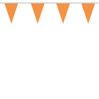 Oranje vlaggetjes