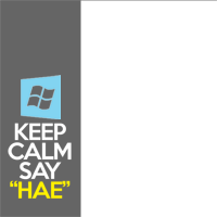 Keep Calm Say Hae - WP