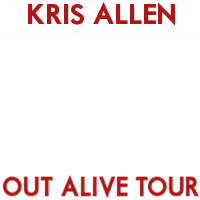 Kris Allen's Out Alive Tour (red/white)